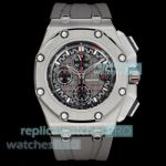 Swiss Clone LS Factory AP Royal Oak Offshore Michael Schumacher Grey Dial Watch 44mm